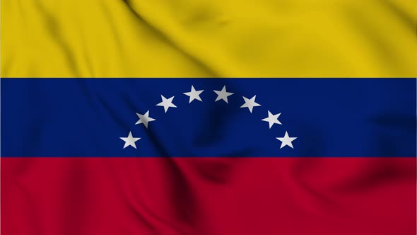 Venezuela flag seamless closeup waving