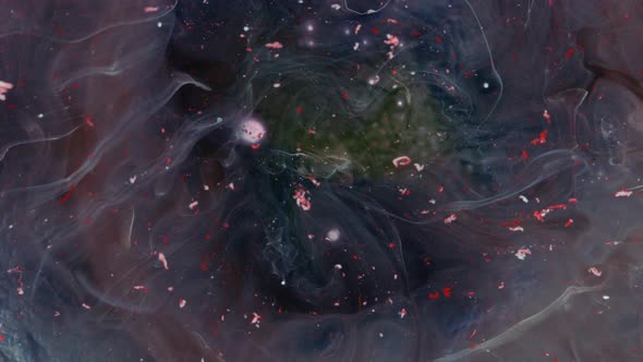 Abstract Grunge Color Ink Paint Spread Explosion Narrowing Space Explosion Background alt