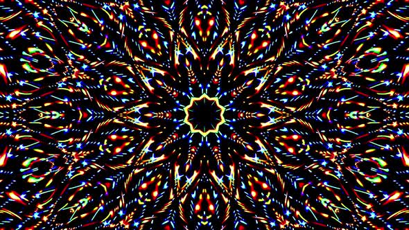 luminous glow that shifts the movement of the colors rainbow black background alt