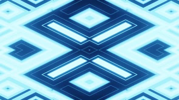 Vj Loop Neon Blue Iced X Letter Party Background HD alt