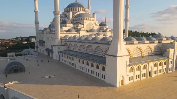 turkey istanbul camlica mosque view