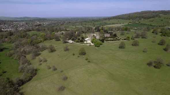 Sudeley Castle Winchcombe Aerial Landscape Spring Season