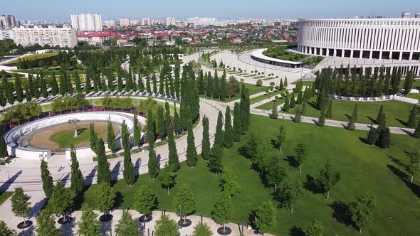 Public Park Krasnodar (Galitsky Park). Krasnodar.