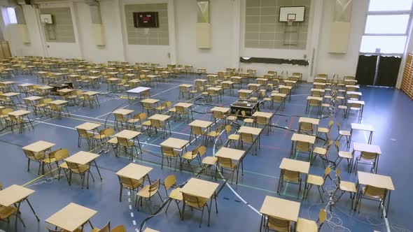 The Look of the Empty Classroom in Helsinki Finland alt
