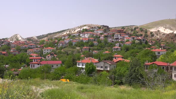 Cute Nostalgic City With Traditional Architecture in Anatolia alt
