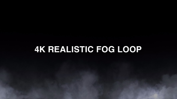 4K Realistic Fog Loop