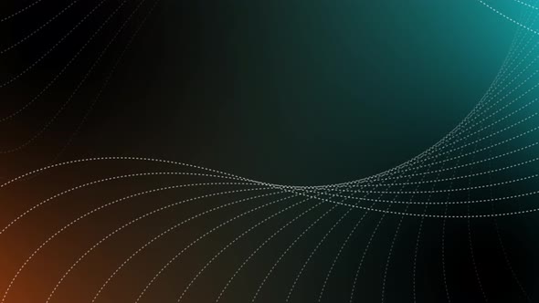 Animated colorful wavy line. Abstract geometric simple line rotate. Vd 299 alt