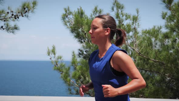 Woman Running Portrait alt