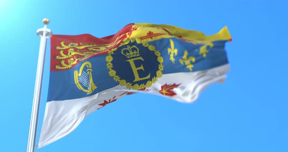 Personal Standard of Elizabeth II, Queen of Canada. alt