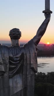 Motherland Monument in Kyiv Ukraine alt