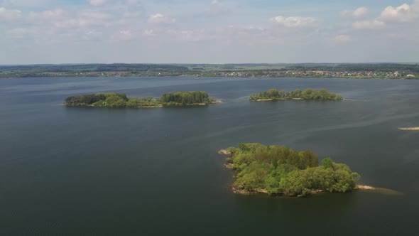 Zaslavskoe Reservoir or the Minsk Sea Near the City of Minsk