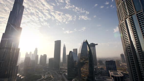 Skyscraper Buildings in Modern City Area  alt