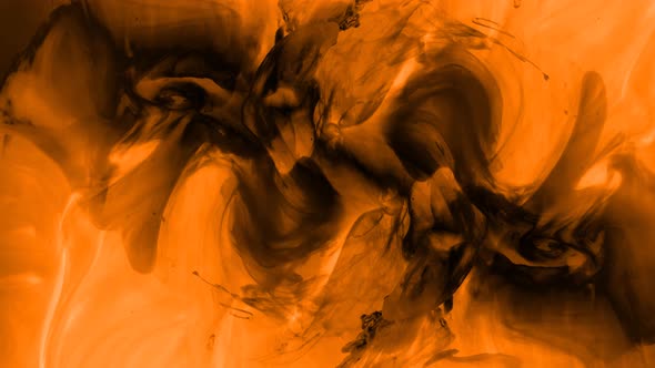 Black Brown Color Ink Smoke Background Animation alt