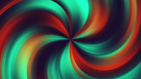 4K. abstract motion graphic polarization circle. modern colorful pattern.