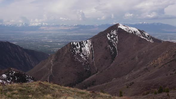 Grandeur Peak and the Salt Lake Valley
