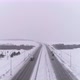 Aerial view of winter highway 03 - VideoHive Item for Sale