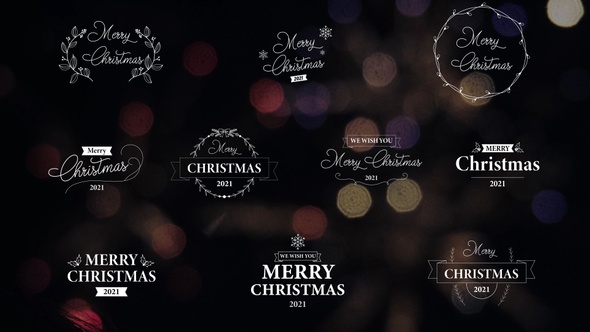 Christmas Titles | Motion Graphics Pack