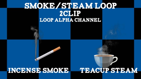Smoke Steam 2 Clip Alpha