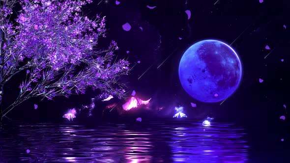 Moon Tree Night   alt