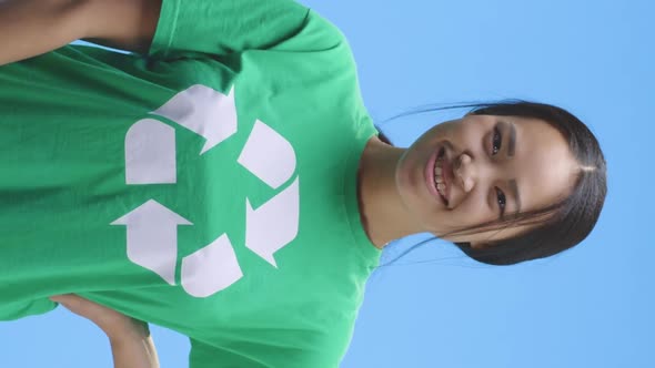 Portrait of Eco-conscious Woman alt