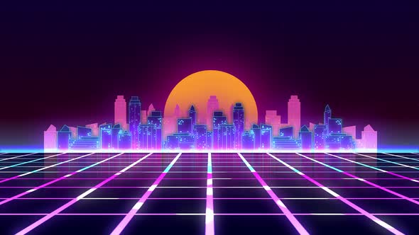Cyberpunk Background Ver.2, Motion Graphics | VideoHive