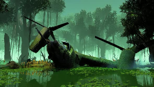 Destroyed Transport Helicopter alt