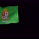 León City Flag (Mexico) on Flagpole with Alpha Channel - 4K - VideoHive Item for Sale