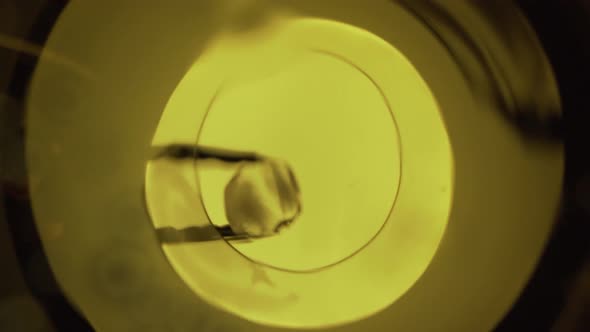 under the glass view of drops ice cube in drinks stock video footage alt