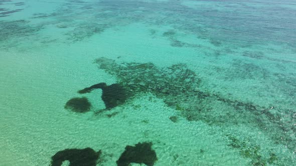 Turquoise Transparent Sea Surface