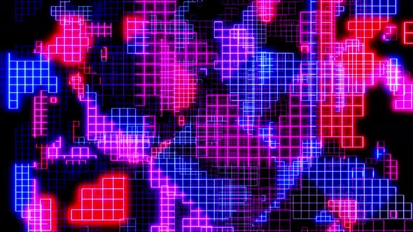Vj Loop Abstract Sci Fi Neon Light Background alt