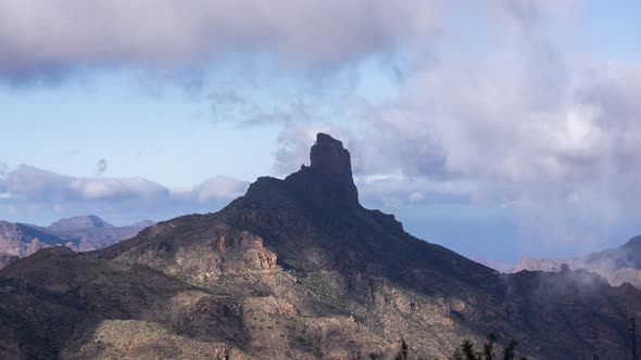 Roque Nublo in Gran Canaria Timelapse alt