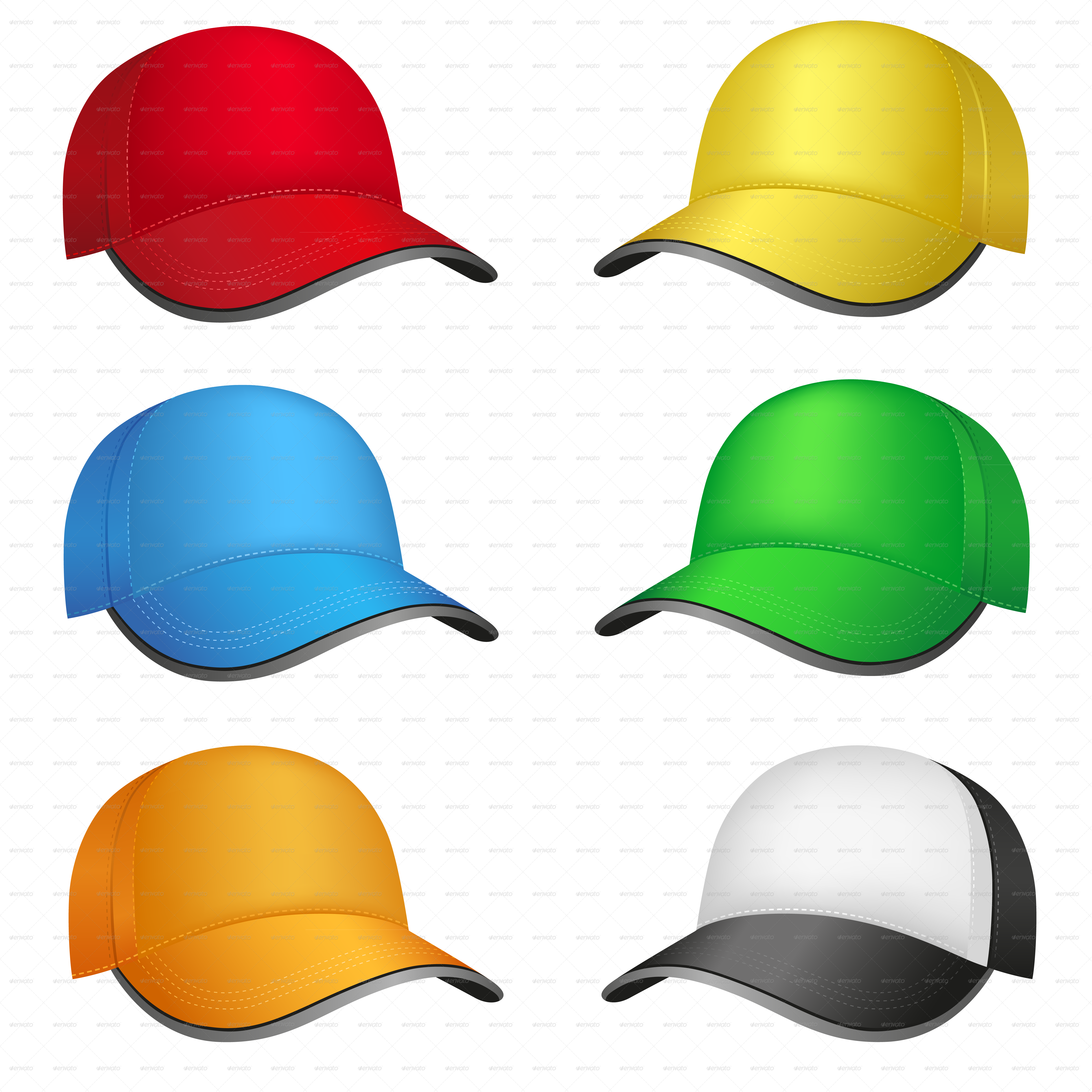 Multicolored Caps, Vectors