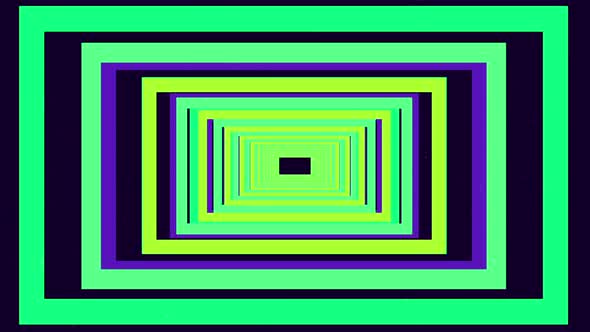 Beautiful Multicolored Rectangle Tunnel Background alt