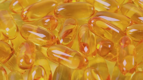 Omega Fish Oil Dietary Supplement Background 