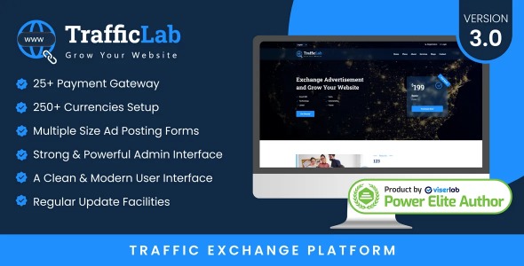 TrafficLab - Traffic Exchange Platform