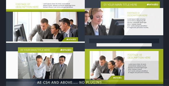 Flat Corporate Slideshow - VideoHive 7616714