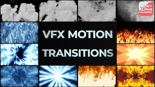 VFX Motion Transitions | Motion Graphics Pack