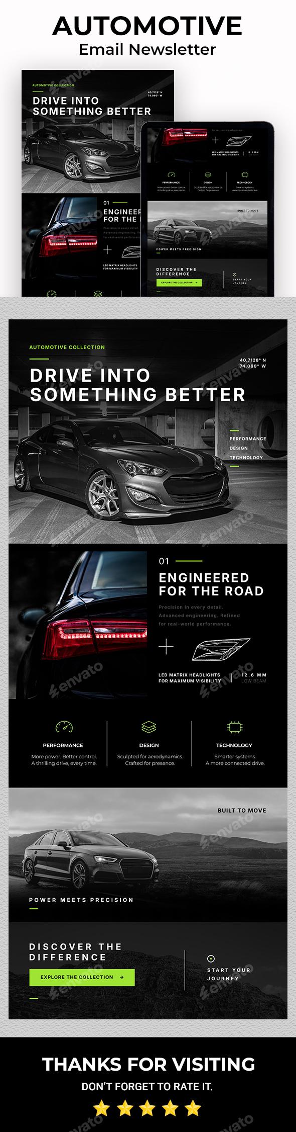 Automotive Email Newsletter Template