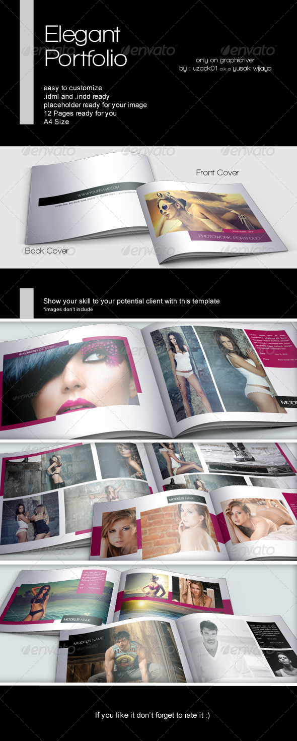 Elegant Portfolio Indesign - Portfolio Brochures