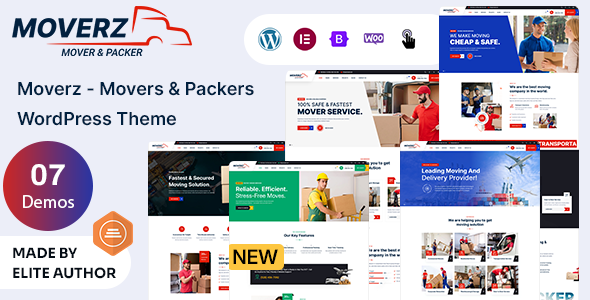 Moverz – Movers & Packers WordPress Theme