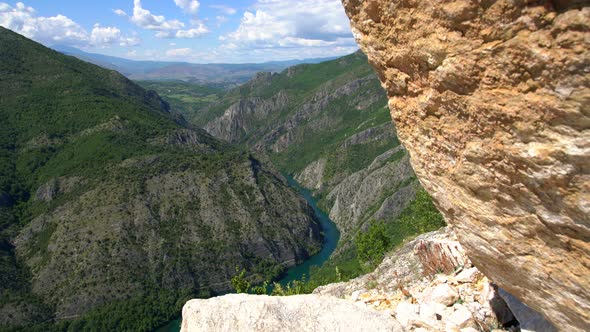 Beautiful Nature and River View of Matka Canyon, Skopje, Macedonia