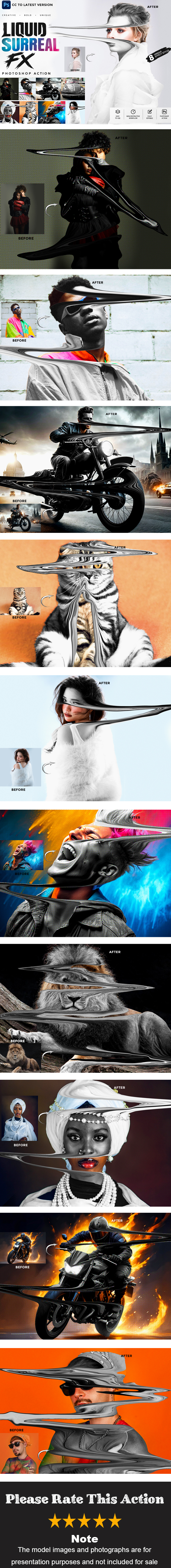 Liquid Surreal FX — Photoshop Action