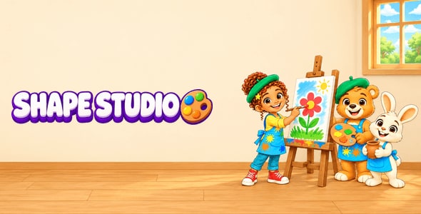 Shape Studio | HTML5 Educational Geometry Game for Kids