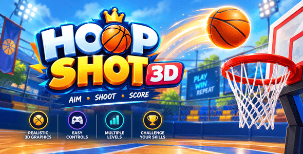 Hoop Shot 3D | HTML5 Basketball Game