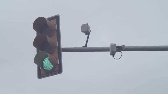 Traffic Light Changing And Electronic Sensors alt