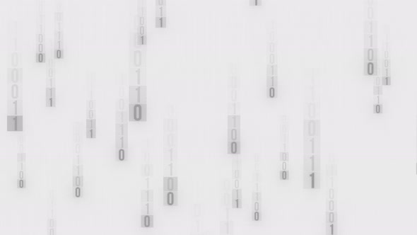 0-1 Numbers Codes falling abstract background alt