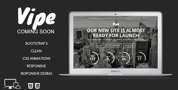 Vipe - Coming Soon Template