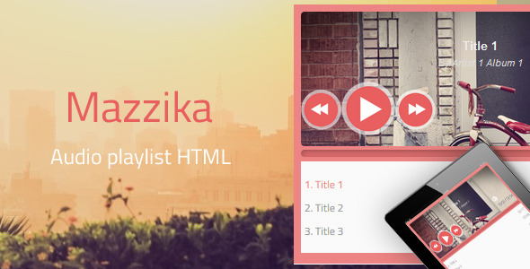 Mazzika Playlist html - CodeCanyon 7636884