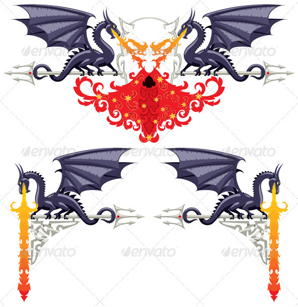 Fantasy Floral Borders - Borders Decorative