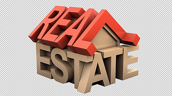Real Estate 3d Icon
